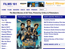 Tablet Screenshot of films101.com